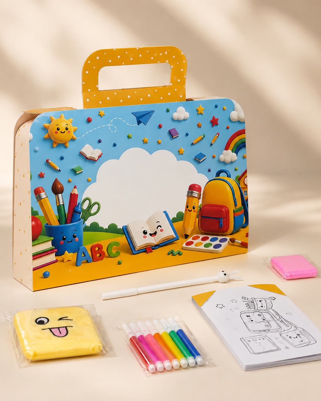 شنطة مفاجآت العودة للمدرسة للأطفال | Back To School Activity Bag
